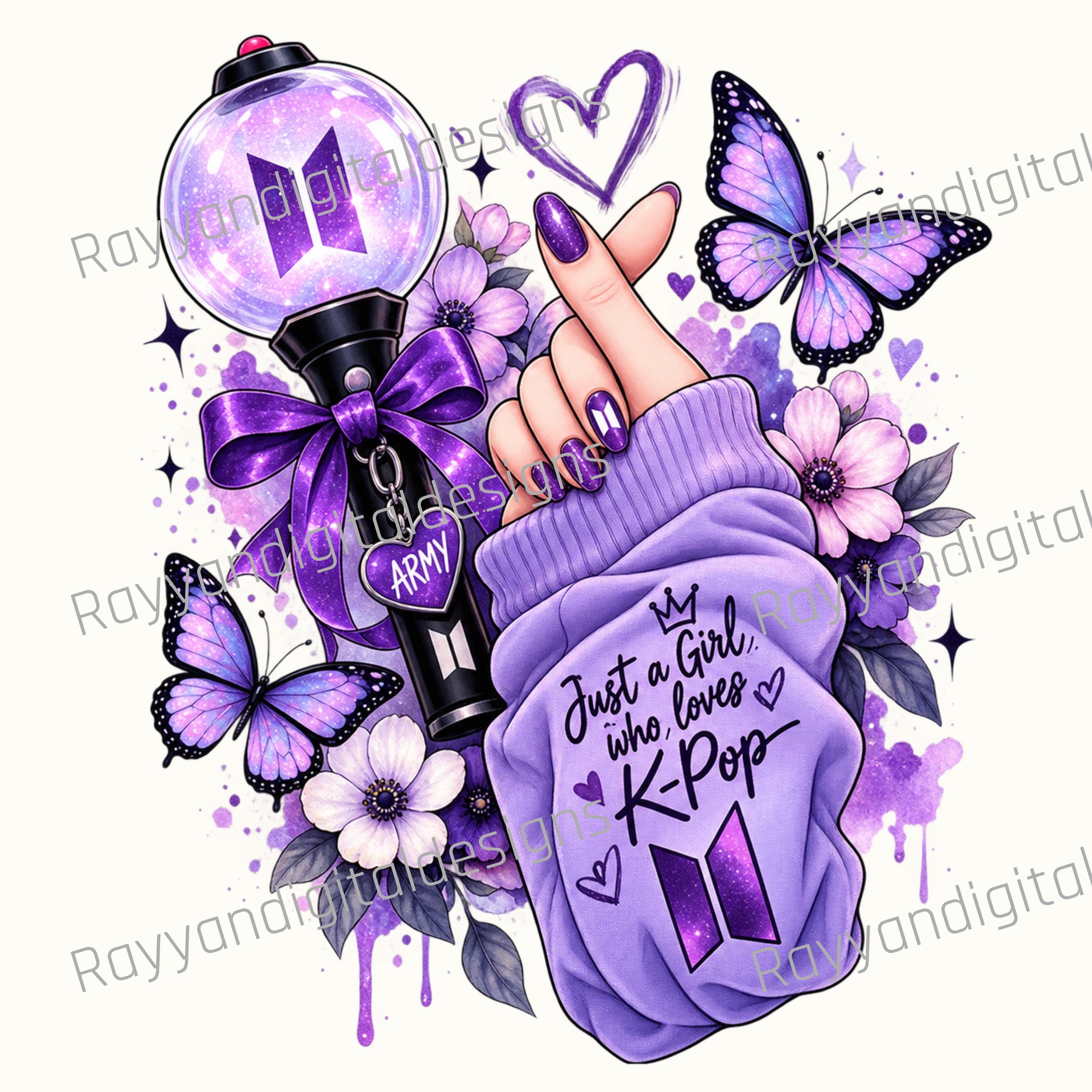 Bts Digital Sticker - Etsy