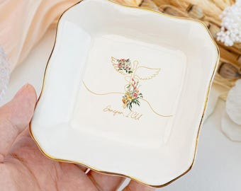 Personalized Nurse Ring Dish, Nurse Graduation Gift, Nursing Student Gift, Custom Jewelry Tray, Nurse Appreciation Gift, New Nurse Gift