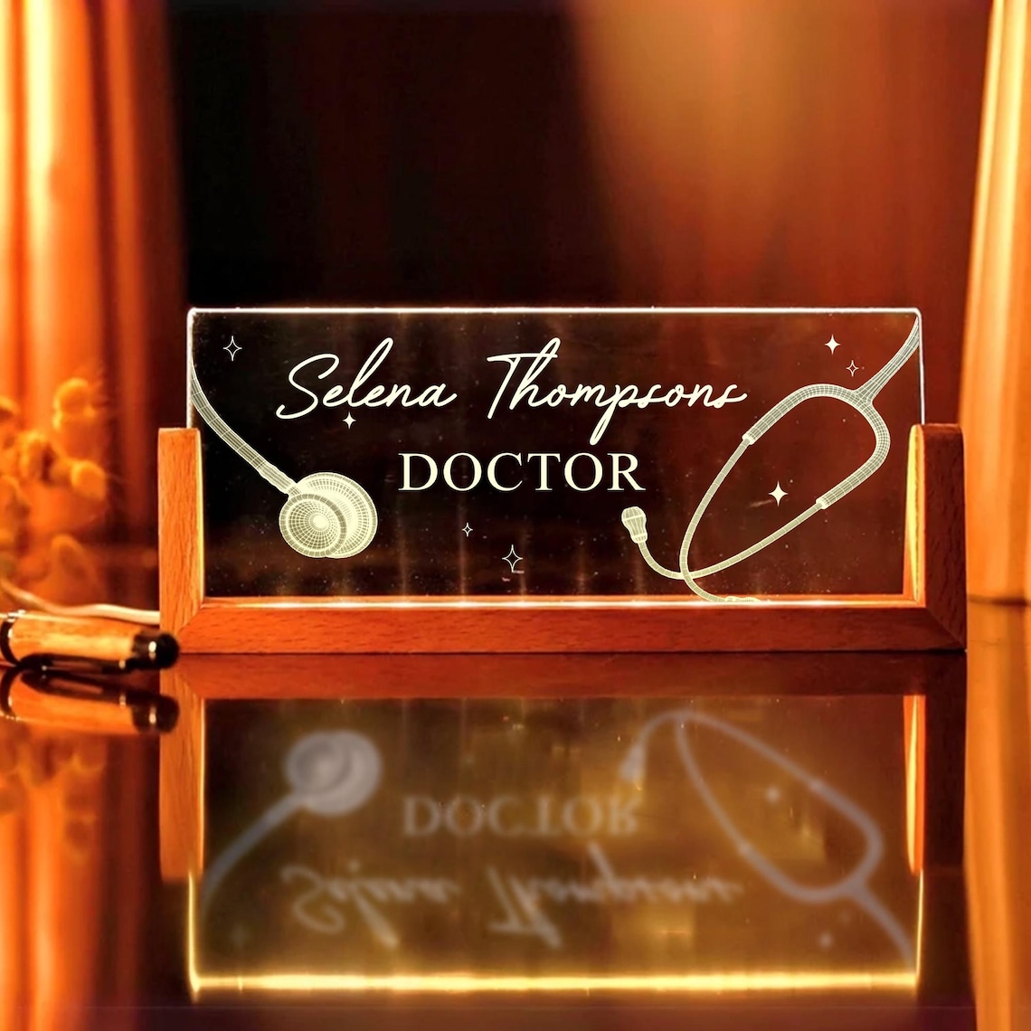 Personalized Doctor Desk Name Plate, Nurse Desk Sign, Doctor Gift ...