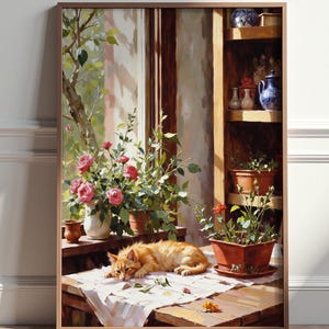 Image Depicts Cozy Digital Art Print - Printable Wall Art