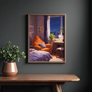 Image Depicts Cozy Digital Art Print - Printable Wall Art