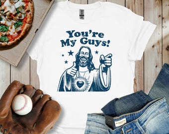 Grappig Jezus-T-shirt: retro T-shirt met christelijke humor