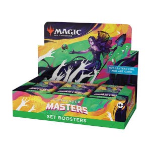 24 Packs (360 Magic Cards) - Magic The Gathering Commander Masters Set Booster Box