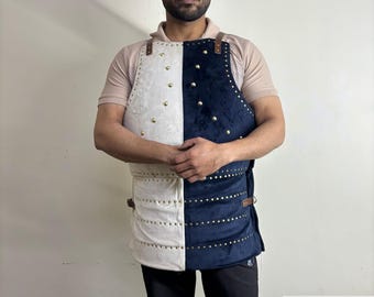Handmade Armor, Medieval Brigandine with Brown Leather and Mild Steel