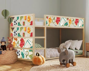 Lit Superposé En Toile De Coton Coloré,Canopée Pour Enfants,Tente