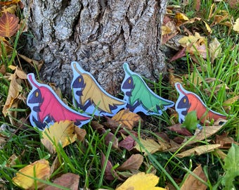 Herbst Kodama Sticker (4er-Set)