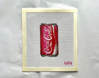 Soda Anhänger Handbemalte Nadelspitze Leinwand