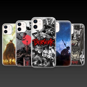 美的アニメ電話ケース ベルセルクカバー iPhone 17Pro、17、17Pro Max、16Pro、16、15、14、Samsung S25、S24、S23、A56、A16、Pixel 10Pro、9用