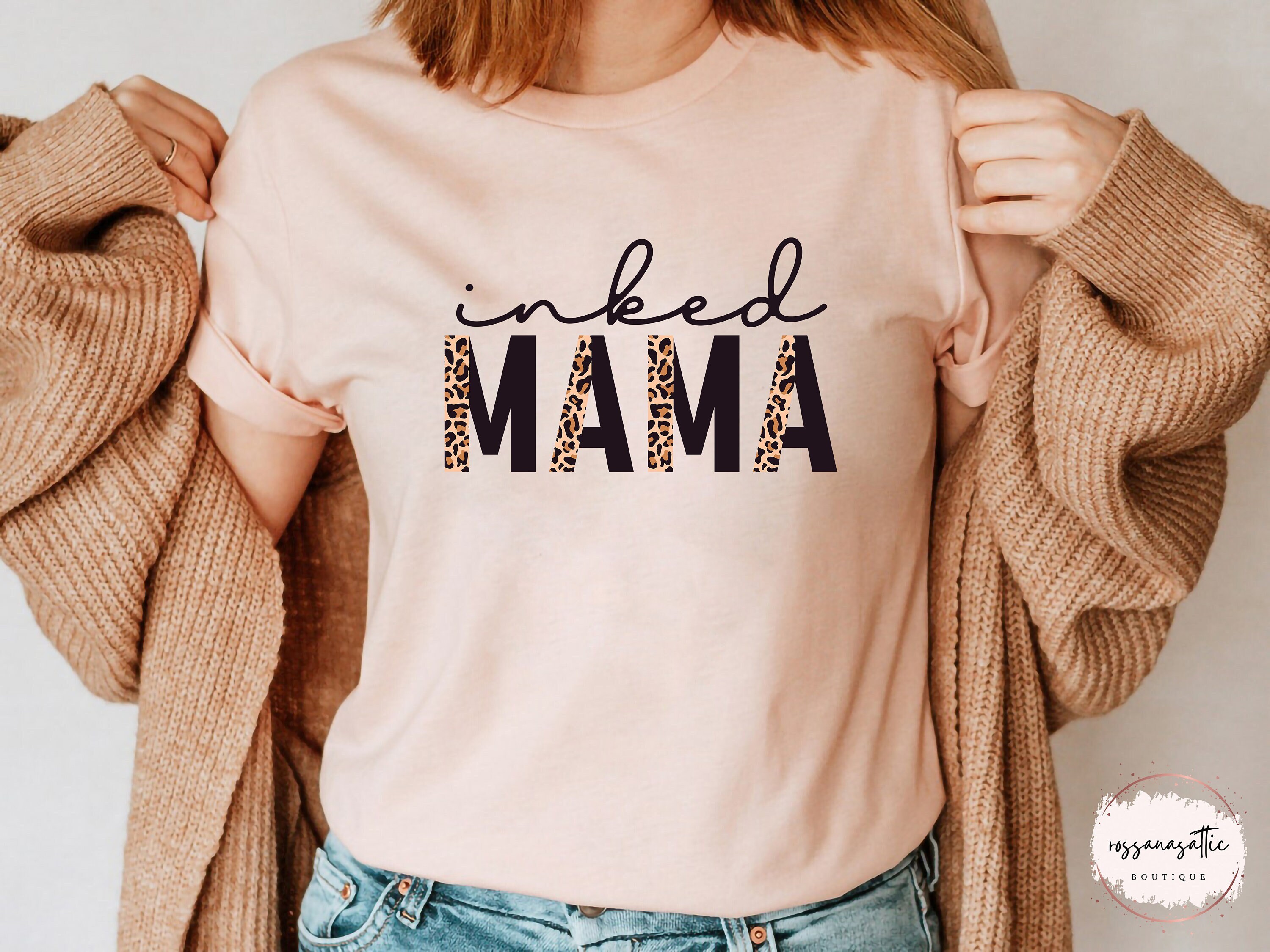 Leopard Inked Mama Shirt Mothers Day 