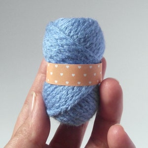 Fake skein of yarn amigurumi pattern PDF