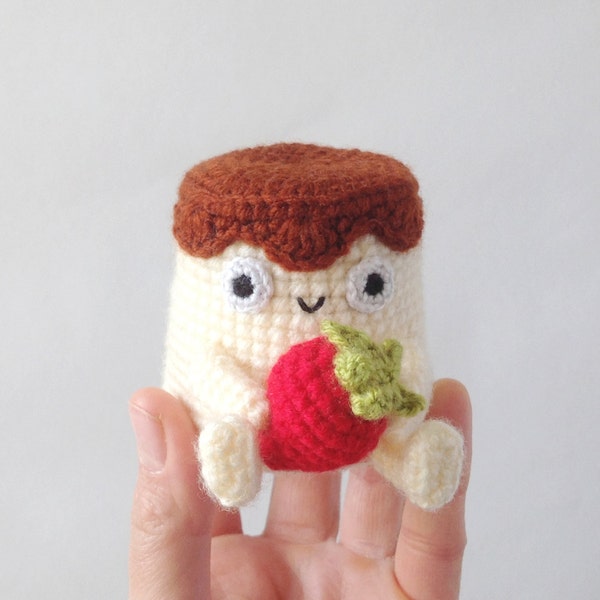 Francis the flan de leche amigurumi - Pattern PDF