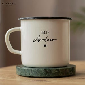Custom Uncle Name Mug, Uncle Birthday Gift, Baby Pregnancy Announcement Cup, Promoted to Uncle Gift, Custom Name Coffee Mug for New Uncles