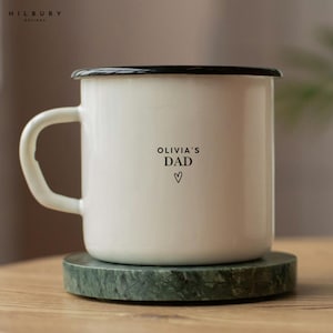 Anpassad pappamugg med namn, personlig present till nyblivna pappan, babyshowerpresenter, present till förstagångspappan, presenter till blivande pappa, babypresent till pappa