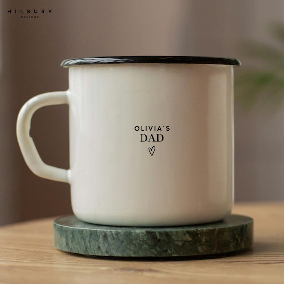 Custom Name Dad Mug, Personalized New Dad Gift from Wife, Baby Shower Gifts, First Time Dad Gift, Future Daddy Gifts, Baby Gift to Dad