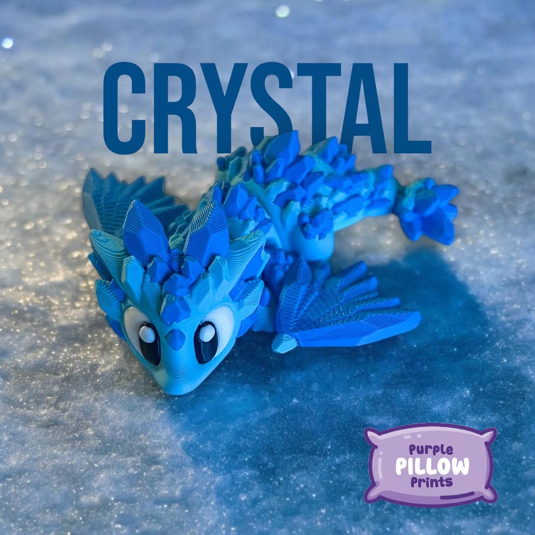 Celestial Mini Dragon – 3D Printed Cute Pastel Fantasy Figurine ...