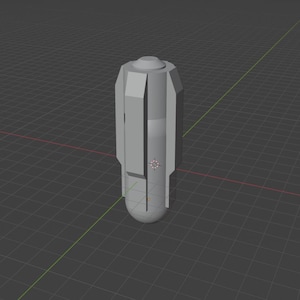 Sci-fi 3d model for a Sci Fi Grenade