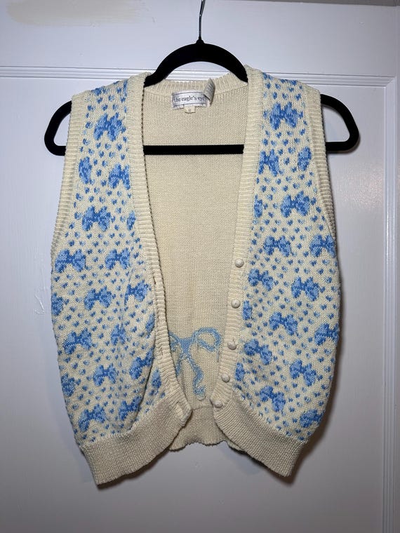 Vintage 90s The Eagle Eye Womens Knit Cardigan Sweater
