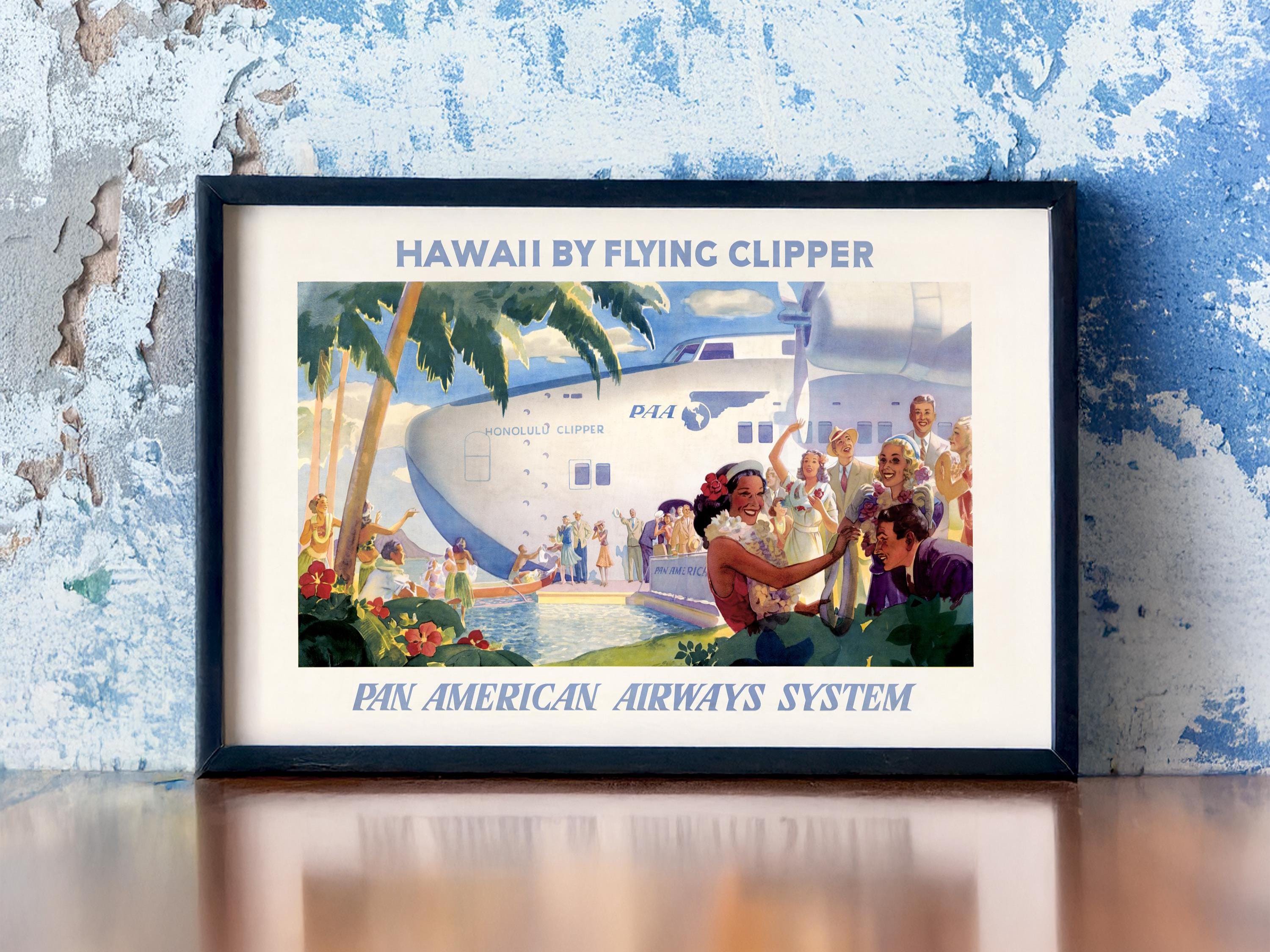 Hawaiian Airlines Poster - Etsy