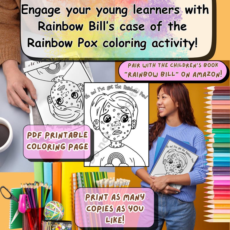 Coloring Page Printable Kids Coloring Activity Fun Instant Digital ...
