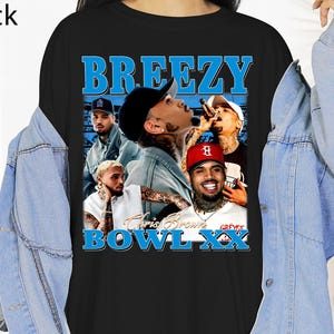 Chris Brown Breezy Bowl XX T-Shirt, Chris Brown Album Shirt, Chris Brown Fan Gift, Chris Brown Merch