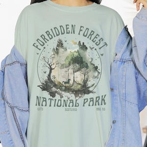 Forbidden Forest National Park Shirt, Forbidden Forest Sweatshirt, Wizarding World Tees, HP Inspired Shirts, Bookish Gift for Fan
