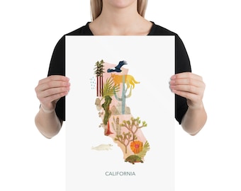 California Map Illustration