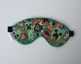 Child or Adult Sleep Mask - Action Blast (3 Layer Light Blocking Eye Mask)