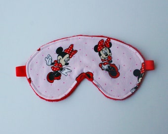 Child or Adult Sleep Mask - Minnie (3 Layer Light Blocking Eye Mask)