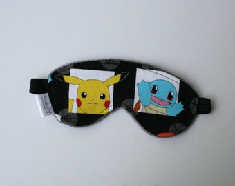 Child Sleep Mask - Pokémon (3 Layer Light Blocking Eye Mask) - Ready to Ship!