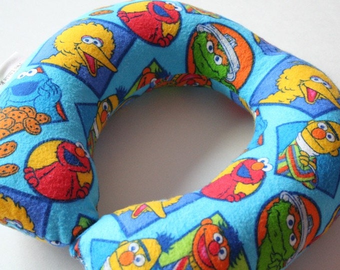 Toddler/child Travel Neck Pillow Sesame Street Etsy