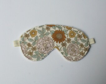 Ready to Ship! - Adult Sleep Mask - Golden Girl (3 Layer Light Blocking Eye Mask)