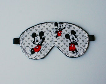 Child or Adult Sleep Mask - Mickey (3 Layer Light Blocking Eye Mask)