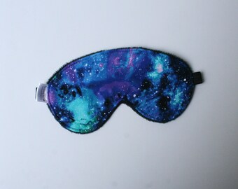 Ready to Ship! - Adult Sleep Mask - Galaxy (3 Layer Light Blocking Eye Mask)