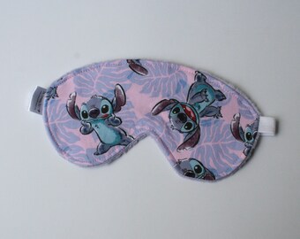 Child or Adult Sleep Mask - Stitch (3 Layer Light Blocking Eye Mask)