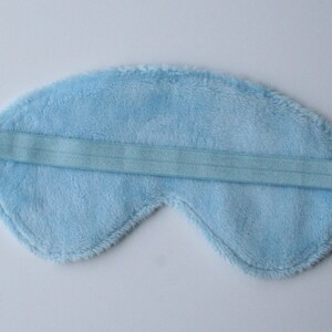 Child or Adult Sleep Mask Blue Dog 3 Layer Light Blocking Eye Mask image 2