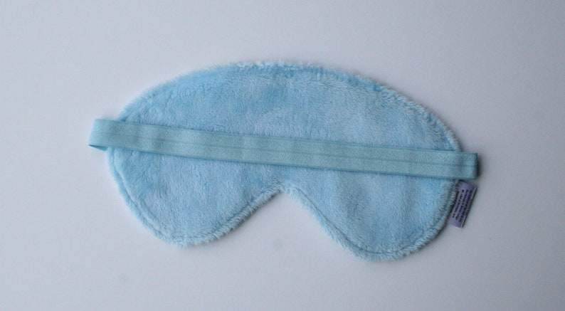 Child or Adult Sleep Mask Blue Dog 3 Layer Light Blocking Eye Mask image 2