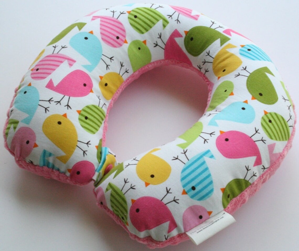 Toddler/child Travel Neck Pillow Little Birdie Spring Etsy