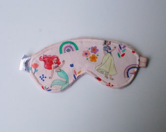 Child or Adult Sleep Mask - Princesses (3 Layer Light Blocking Eye Mask)