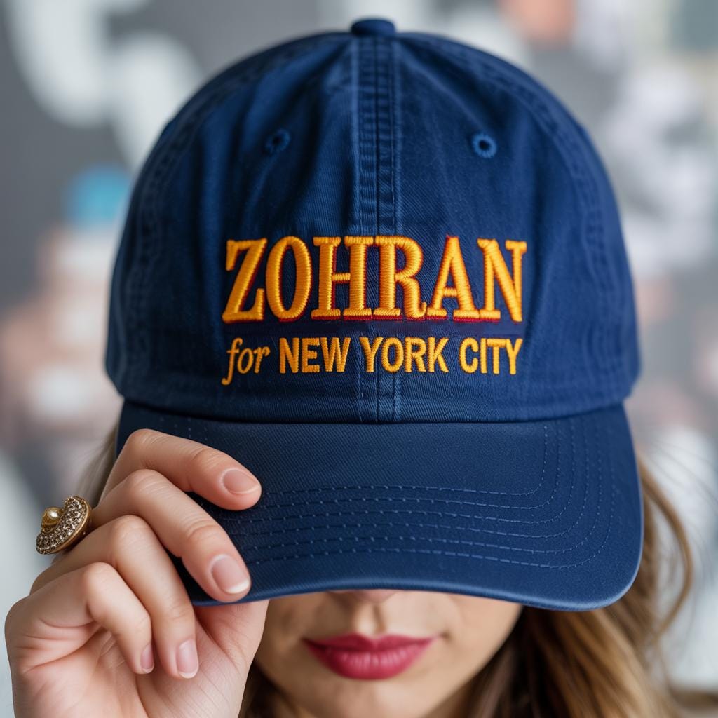 Embroidered Zohran for New York City Hat,Mayor Mamdani 2025 Cap, NYC’s First Muslim Mayor Hat, Zohran Cap, Zohran 2025 Cap,Mamdani for Mayor