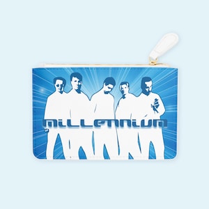 Mini Clutch Backstreet Boys, Millennium Sphere, BSB, Kevin, Nick, AJ, Howie, Brian, KTBSPA, Carteira, Viagem, Noite das Garotas, Presente para Fã