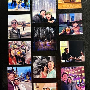 Custom Refrigerator Magnet - 1 set of 12 photos