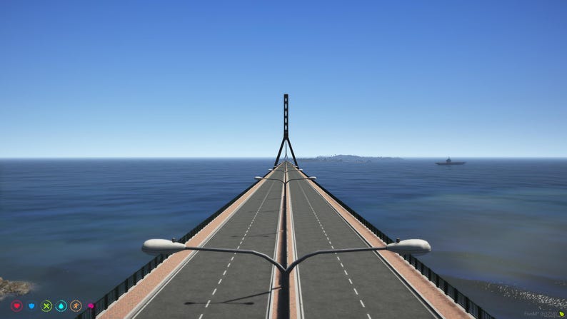 Fivem Cayo Bridge V1 MLO – Simple Road Bridge to Cayo Perico for RP ...