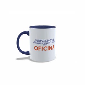 Lustige Arbeitstasse – Lustiges Bürozitat – &quot;Mein exotisches Ziel ist das Büro&quot; – Geschenk für Kollegen – Arbeitshumor