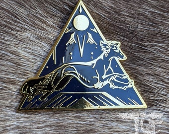 Secret Society of Saluki Pin