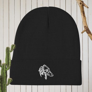 Silken profile Embroidered Beanie