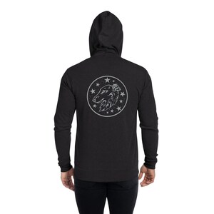 Starry Night Silken - Unisex zip hoodie