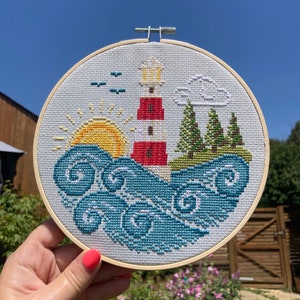 Going Coastal - Modern Cross Stitch PDF Pattern