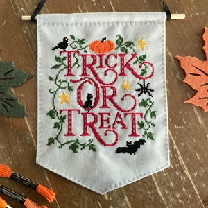 Trick or Treat - Modern Cross Stitch - PDF Pattern