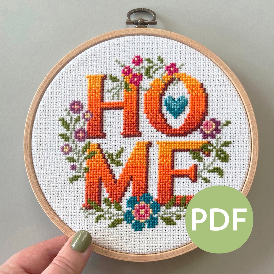 Home - A Four Letter Floral - PDF Pattern - Etsy