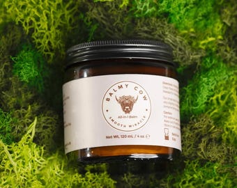 Balmy Cow® Bálsamo Milagroso de la Naturaleza — Cuidado de la piel con sebo de vacas alimentadas con pasto, bálsamo multiusos para rostro y cuerpo